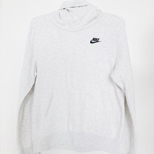 nike mock neck hoodie